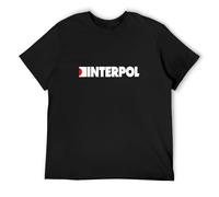 JPCJSL Interpol T-Shirt Unisex Gift Men's Black Tees