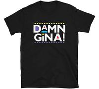JPCJSL Martin Lawrence Comedy Damn Gina Short-Sleeve Unisex T-Shirt Black
