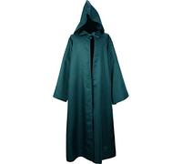 JPDD Adult Full Length Hooded Cape Christmas Costume Cloak Halloween Party Cape Unisex Reversible Hooded Cloak Cape for Halloween Witch Party Vampires Costumes Hooded Robe Cloak Wizard Tunic