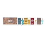 Jean Paul Gaultier 4-Piece Travel Set for Men, (Le Male 0.24 Oz + Le Male Elixir 0.24 Oz + Scandal 0.24 Oz + Beau 0.24 Oz)