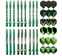 JpGdn 18/Pack Darts Shafts Metal Accessories Harrow Stems Aluminum Dart Pole Rod in Aluminum with Standard 2BA Thread