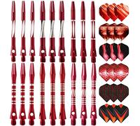 JpGdn 18/Pack Darts Shafts Metal Accessories Harrow Stems Aluminum Dart Pole Rod in Aluminum with Standard 2BA Thread