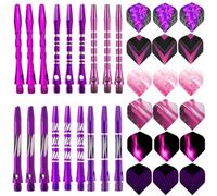 JpGdn 18/Pack Darts Shafts Metal Accessories Harrow Stems Aluminum Dart Pole Rod in Aluminum with Standard 2BA Thread