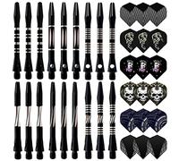 JpGdn 18/Pack Darts Shafts Metal Accessories Harrow Stems Aluminum Dart Pole Rod in Aluminum with Standard 2BA Thread