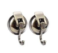 JPGhaha Vacuum Suction Cup Hook 2PCS Vacuum Suction Sucker MAX 6KG Strong Bath Towel Hooks Heavy Duty Wall for Kitchen Bathroom
