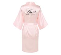 JPHCHSC Bride Robe Satin Kimono Robe Silk Satin Dressing Gown for Women Bridesmaid Robes Short Bridal Morning Robes,Mother of the bride outfits,Womens dressing gown,Bridesmaid robes