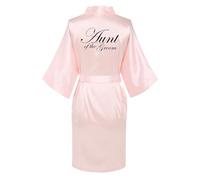 JPHCHSC Bride Robe Satin Kimono Robe Silk Satin Dressing Gown for Women Bridesmaid Robes Short Bridal Morning Robes,Mother of the bride outfits,Womens dressing gown,Bridesmaid robes