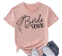 JPHCHSC Bride to Be Bride Squad Women Hen Party Bridal Shower T-Shirt 014