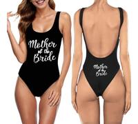 JPHCHSC Maid of Honor Bride Beachwear Sister Mother of Bride Bathing Suit for Women, Bridesmaid Swimsuit Sister of Groom Bathwear for Party Pool Beach