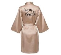 JPHCHSC Maid of honor Bride Robe Mother of bride Robe Dressing Gown for Women Bridesmaid Robes Short Bridal Morning Robes