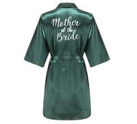 JPHCHSC Maid of honor Bride Robe Mother of bride Robe Dressing Gown for Women Bridesmaid Robes Short Bridal Morning Robes