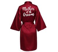 JPHCHSC Maid of honor Bride Robe Mother of bride Robe Dressing Gown for Women Bridesmaid Robes Short Bridal Morning Robes