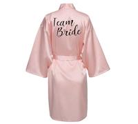 JPHCHSC Maid of honor Bride Robe Mother of bride Robe Dressing Gown for Women Bridesmaid Robes Short Bridal Morning Robes