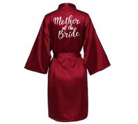 JPHCHSC Maid of honor Bride Robe Mother of bride Robe Dressing Gown for Women Bridesmaid Robes Short Bridal Morning Robes