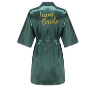 JPHCHSC Maid of honor Bride Robe Mother of bride Robe Dressing Gown for Women Bridesmaid Robes Short Bridal Morning Robes