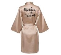 JPHCHSC Maid of honor Bride Robe Mother of bride Robe Dressing Gown for Women Bridesmaid Robes Short Bridal Morning Robes