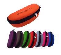 JPHCHSC Personalised Sunglasses Case Hard Protective Eyewear Eyeglasses Glasses Box with Zip Hook,Arena Case for Swimming Goggles (Style E)