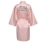 JPHCHSC Personalized Satin Robes for Women Bride and Bridesmaids Robes Bride Getting Ready Outfits for Wedding and Bridal Party 73