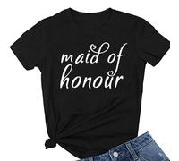 JPHCHSC Sister/Mother of The Bride/Groom Tshirt Wedding Hen Do Wedding Party Bridesmaid Bridal T-Shirt