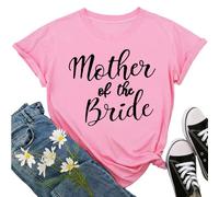 JPHCHSC Sister Mother of The Bride Tshirt Sister Mother of The Groom Tshirt Unisex T-Shirts for Bride and Bridesmaid
