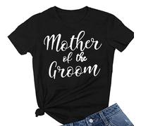 JPHCHSC Sister Mother of The Bride Tshirt Sister Mother of The Groom Tshirt Unisex T-Shirts for Bride and Bridesmaid