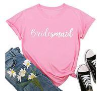 JPHCHSC Sister Mother of The Bride Tshirt Sister Mother of The Groom Tshirt Unisex T-Shirts for Bride and Bridesmaid Pink