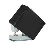JPJYE Sewing Machine Dust Cover, 17.3 x 13 x 7.5 inches, Compatible with Standard Singer Brother Janome Machines (BLACK, 17.3X7.5X13 INCH)