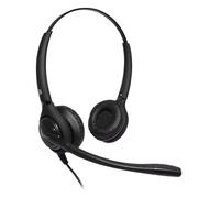 JPL Headset 502S-USB Monaural, Corded, Unified Communications Certified, Universal Plug & Play, In-line Control, Surround Shield Noise Cancelling Microphone (Ideal for Remote Home Workers) - Black