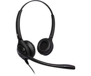JPL Wired Headset Over-the-ear USB Noise Cancelling Microphone Stereo 502S Black
