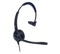 JPL 501S-PM Wired Mono Headset Over the Head With Noise Cancellation QD Male With Microphone Black