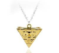 Jpltlvy Geometric Pendant Necklace Pyramid Design Unisex Accessory Gift for Collection