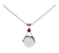 Jpltlvy Mermaid Shell Necklace Opening Clasp Design Anime Inspired Pendant Youth Gift with Crystal Accents