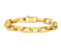 Jpltlvy Stainless Steel Bracelet Men's Simple Square Link Fashion Accessory Gift