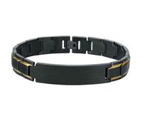 Jpltlvy Titanium Steel Brushed Curved Plate Bracelet Modern Minimalist for Men Everyday Wear Gift