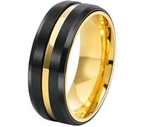 Jpltlvy Titanium Steel Spinning Ring Matte Two-tone Design Simple Style Unisex Suitable for Festivals