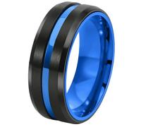 Jpltlvy Titanium Steel Spinning Ring Matte Two-tone Design Simple Style Unisex Suitable for Festivals