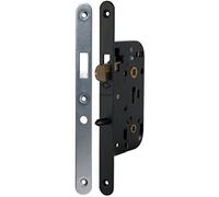 JPM Black Mortise Lock with Hook Lock - 50mm Spindle - Multibat