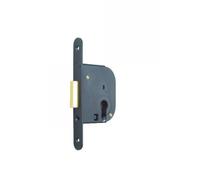 JPM Black Steel Box Lock - Key I - Axle 50mm - Series 235