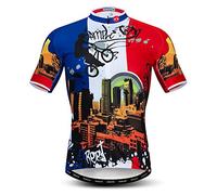 JPOJPO Cycling Jerseys Men,Mountain Bike Jersey Summer Short Sleeve Breathable Bicycle Tops Riding Bike Shirts Quick Dry