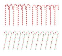 JPORSHU 24pcs Christmas Candy Cane,Candy Cane Xmas Tree Hanging Decoration Ornaments, for Tree Decorations Office School Outdoor Indoor Holiday Decor(Red and green/red and white)