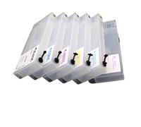 JPrbtfycr 6pcs Compatible DX100 Refill Ink Cartridge T7811 T7816 Universal Empty Refillable Ink Cartridge With Chip For Frontier-S DX-100 Fuji Printer Aftermarket Replacement