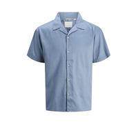 JACK & JONES Men's Jprccandrew Resort S/S Shirt, Coronet Blue, M