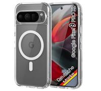 JProtect For Google Pixel 9 Pro XL Case Compatible with MagSafe - Shockproof & Magnetic Mobile Phone Case for Pixel 9 Pro XL Transparent/Transparent Case for Google 9 Pro XL Case Magnet