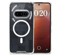 JProtect For Nothing Phone 3a Case for MagSafe (Top Protection & Magnetic Force) Magnetic Mobile Phone Case Transparent for Nothing Phone 3a - Case Magnet for MagSafe Accessories Transparent Case