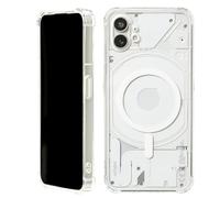 JProtect Magnetic Case for Nothing Phone 1 - MagSafe Compatible, Shockproof, Transparent