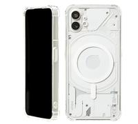 JProtect Magnetic Phone Case for Nothing Phone 1 - MagSafe Transparent/Transparent Case for Nothing Phone 1 - Crystal Clear, Shockproof, Magsafe Compatible