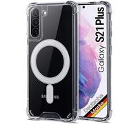 JProtect Samsung Galaxy S21 Plus Case with Magnet - Transparent, Shockproof, Magsafe Compatible
