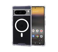 JProtect Transparent Magnetic Phone Case for Google Pixel 8 Pro - MagSafe Compatible - Shockproof - Crystal Clear Design