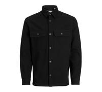 Jprrayle Melange Solid L/S Overshirt Sn, Black Beauty, XL