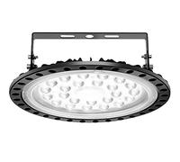 JPSDOWS 200W LED High Bay Light, 6000K-6500K Workshop Lighting Daylight White IP65 Waterproof Ultra Thin LED Bay Lighting Shop Industrial Lamp Area Workshop Garage Lights Fixtures (200W)